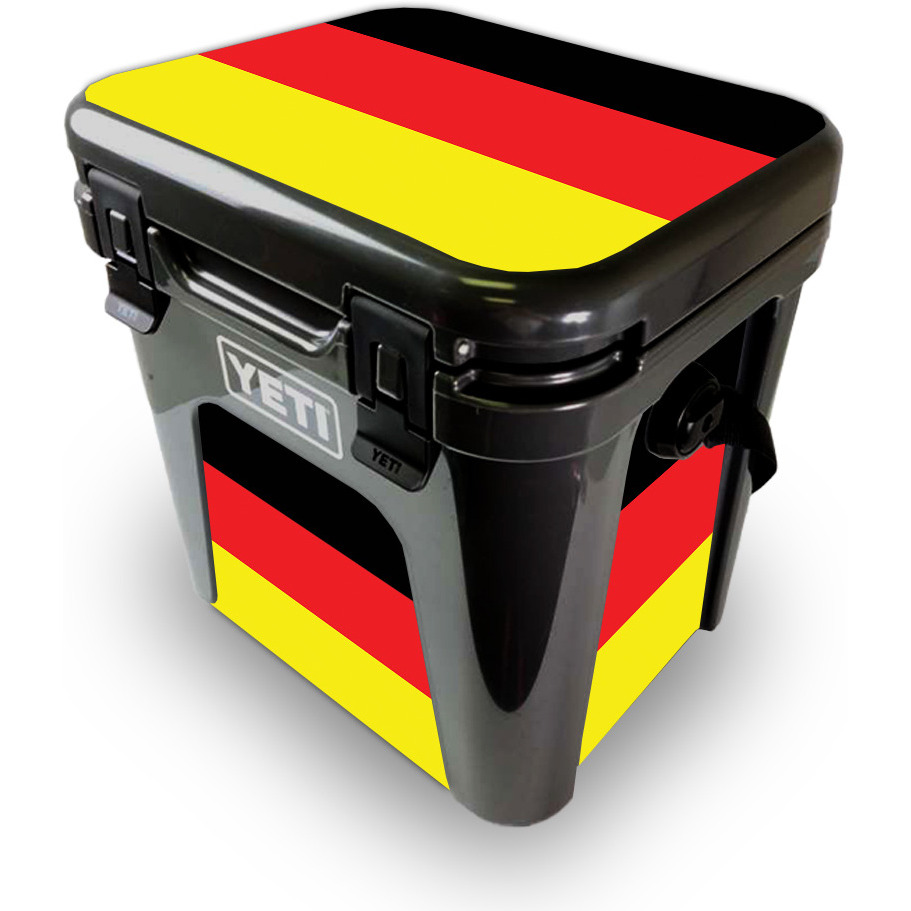 MightySkins YEROAD24-german Flag Skin for Yeti Roadie 24 Hard cooler - german Flag