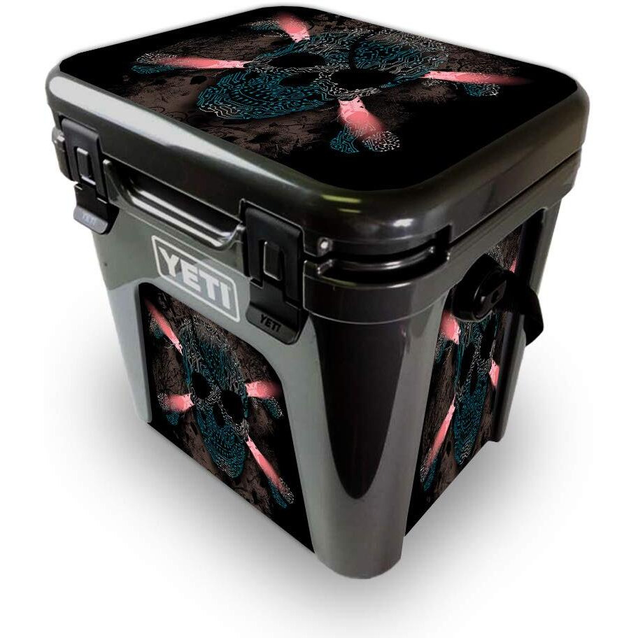 MightySkins YEROAD24-cyber Pirate Skin for Yeti Roadie 24 Hard cooler - cyber Pirate