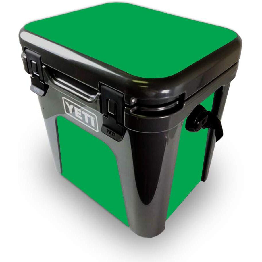 MightySkins YEROAD24-Solid green Skin for Yeti Roadie 24 Hard cooler - Solid green
