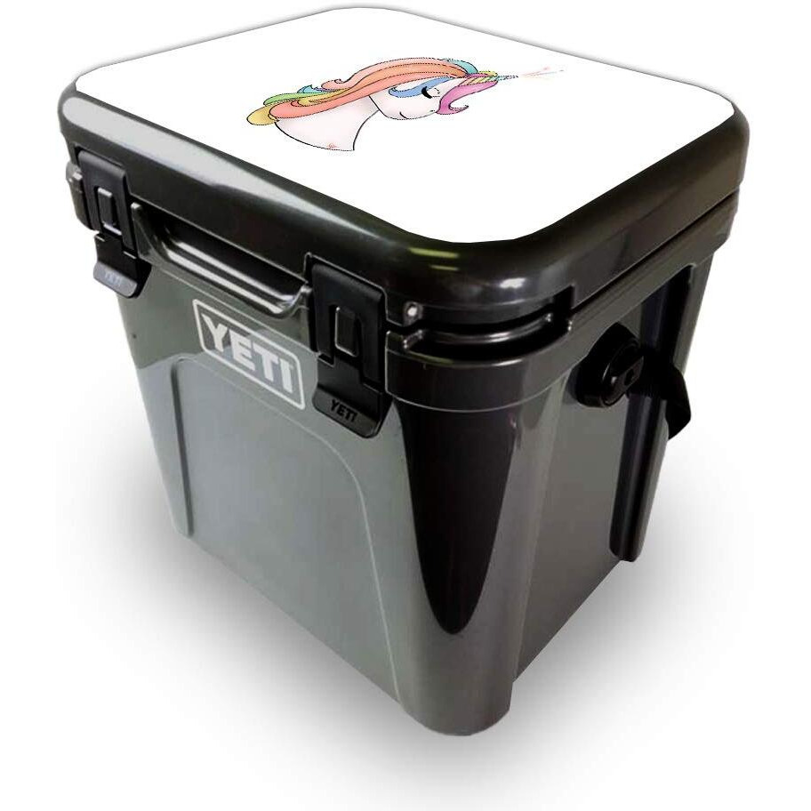 MightySkins YEROA24LID-Unicorn Magic Skin for Yeti Roadie 24 Hard cooler Lid - Unicorn Magic