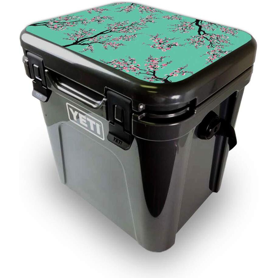 MightySkins YEROA24LID-cherry Blossom Tree Skin for Yeti Roadie 24 Hard cooler Lid - cherry Blossom Tree