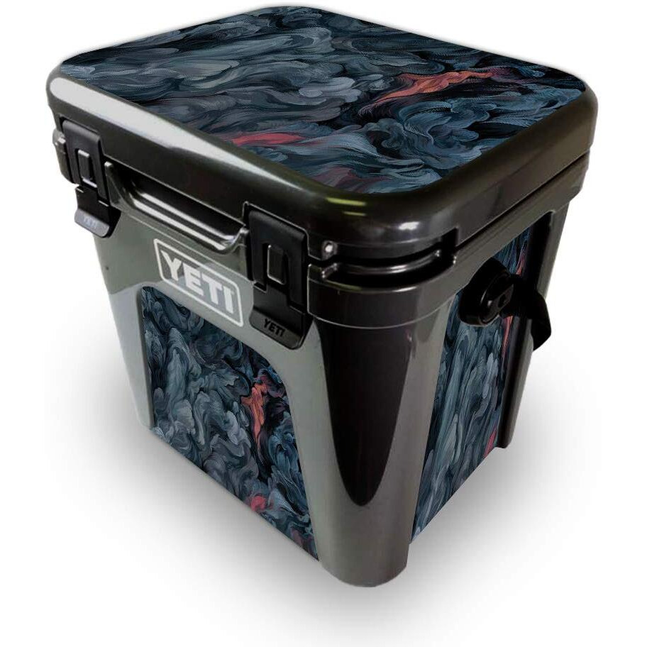 MightySkins YEROAD24-Storm cloud Skin for Yeti Roadie 24 Hard cooler - Storm cloud
