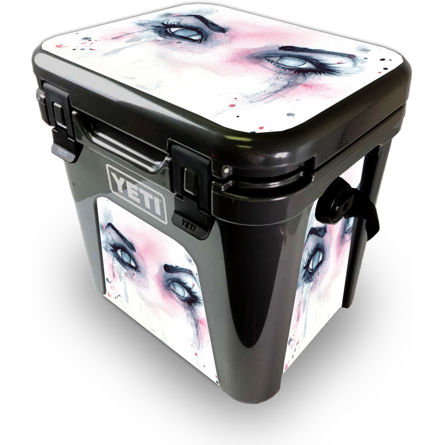 MightySkins YEROAD24-Haunted Skin for Yeti Roadie 24 Hard cooler - Haunted