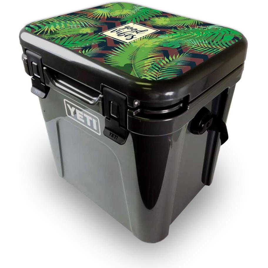 MightySkins YEROA24LID-Vibes Skin for Yeti Roadie 24 Hard cooler Lid - Vibes