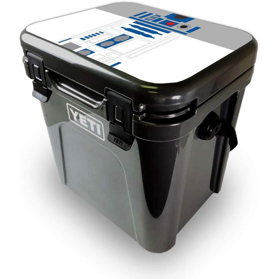 MightySkins YEROA24LID-cyber Bot Skin for Yeti Roadie 24 Hard cooler Lid - cyber Bot