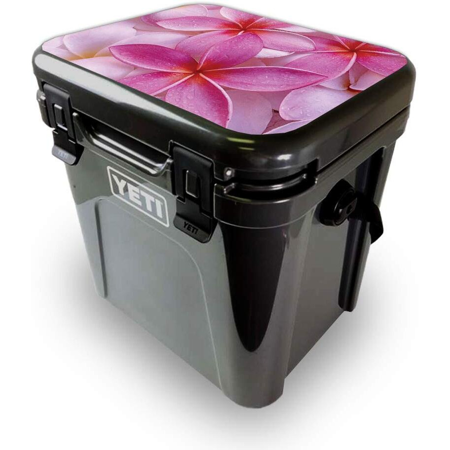 MightySkins YEROA24LID-Flowers Skin for Yeti Roadie 24 Hard cooler Lid - Flowers