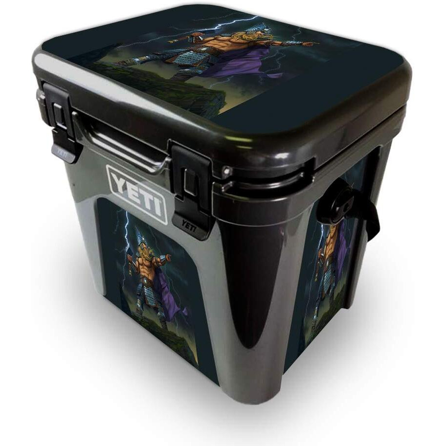 MightySkins YEROAD24-god Of Thunder Skin for Yeti Roadie 24 Hard cooler - god of Thunder