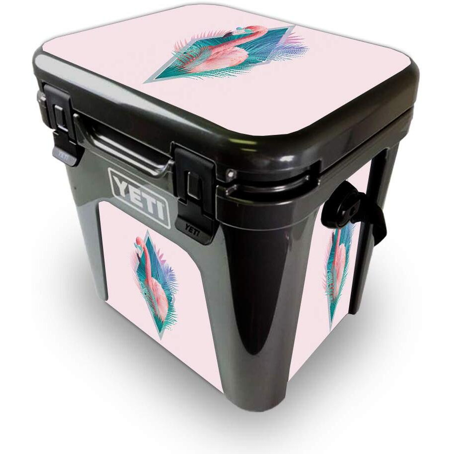 MightySkins YEROAD24-Flamingo Vice Skin for Yeti Roadie 24 Hard cooler - Flamingo Vice