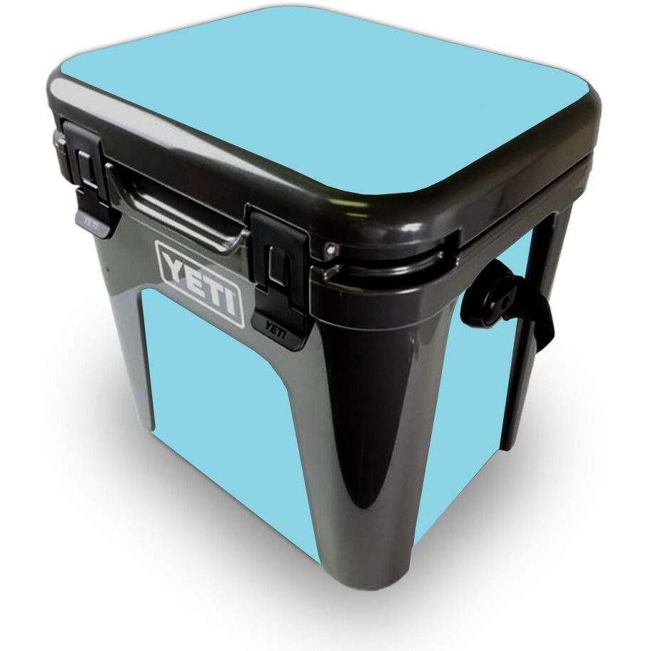 MightySkins YEROAD24-Solid Baby Blue Skin for Yeti Roadie 24 Hard cooler - Solid Baby Blue