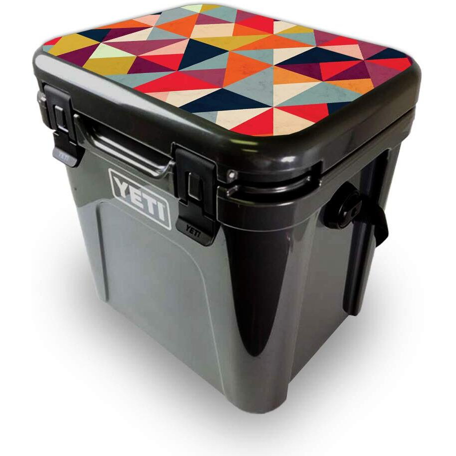 MightySkins YEROA24LID-Bright And Happy Skin for Yeti Roadie 24 Hard cooler Lid - Bright & Happy