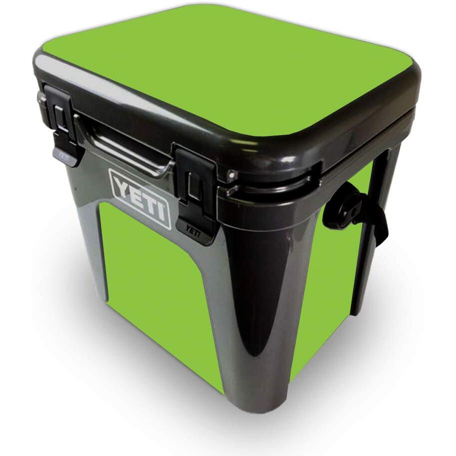 MightySkins YEROAD24-Solid Lime green Skin for Yeti Roadie 24 Hard cooler - Solid Lime green