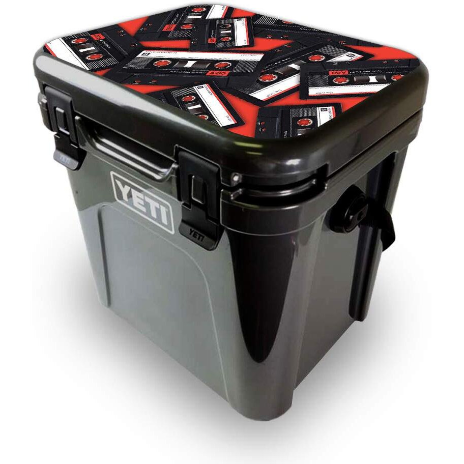 MightySkins YEROA24LID-Mixtape Skin for Yeti Roadie 24 Hard cooler Lid - Mixtape