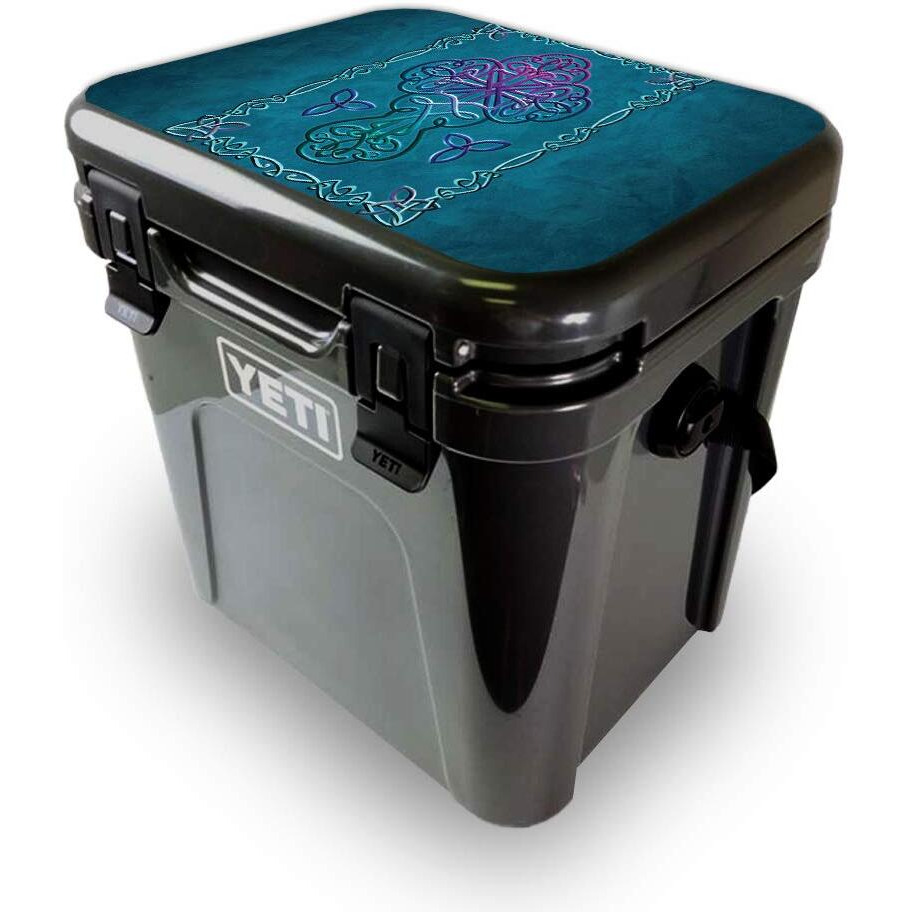 MightySkins YEROA24LID-celtic cross Skin for Yeti Roadie 24 Hard cooler Lid - celtic cross