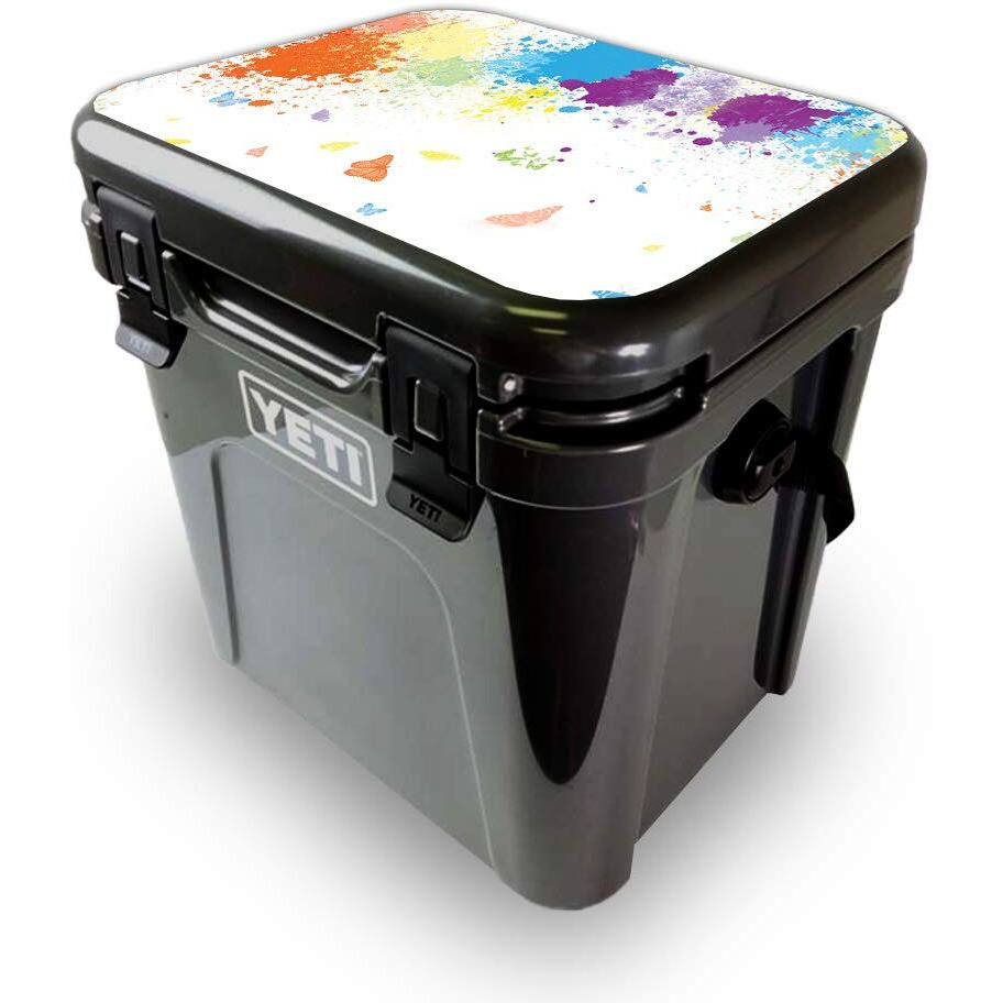 MightySkins YEROA24LID-Splash Of color Skin for Yeti Roadie 24 Hard cooler Lid - Splash of color