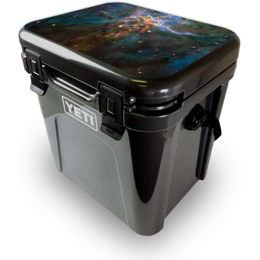MightySkins YEROA24LID-Eagle Nebula Skin for Yeti Roadie 24 Hard cooler Lid - Eagle Nebula