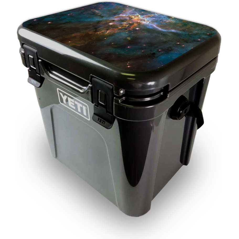 MightySkins YEROA24LID-Eagle Nebula Skin for Yeti Roadie 24 Hard cooler Lid - Eagle Nebula