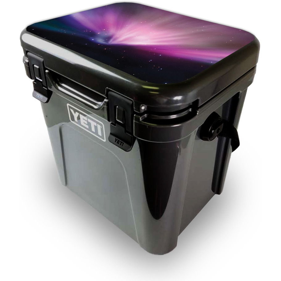 MightySkins YEROA24LID-Spaced Out Skin for Yeti Roadie 24 Hard cooler Lid - Spaced Out