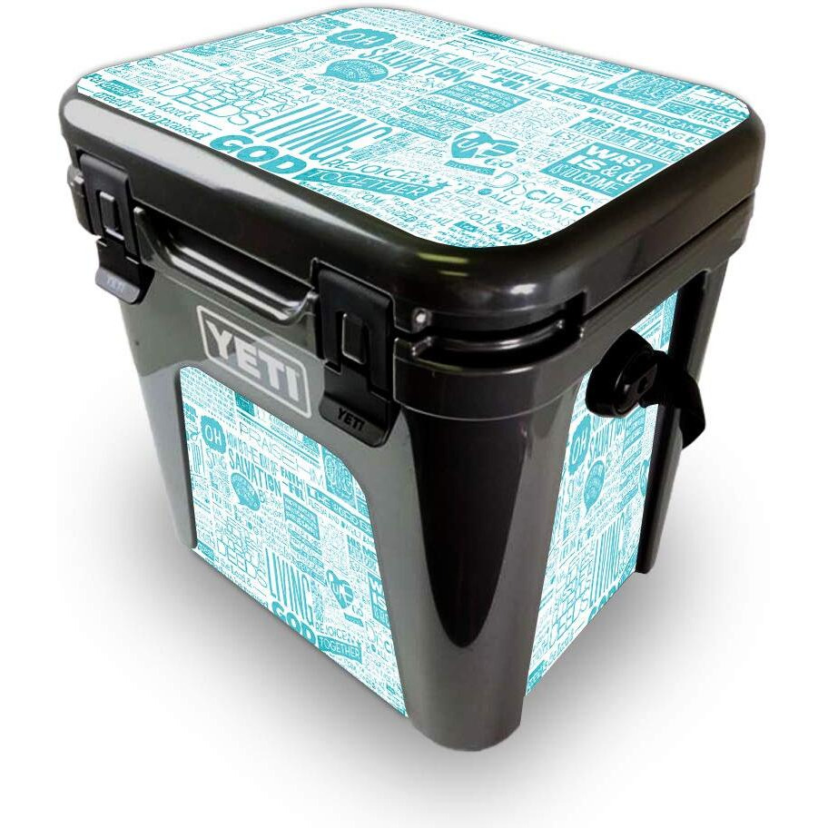 MightySkins YEROAD24-Faith Skin for Yeti Roadie 24 Hard cooler - Faith