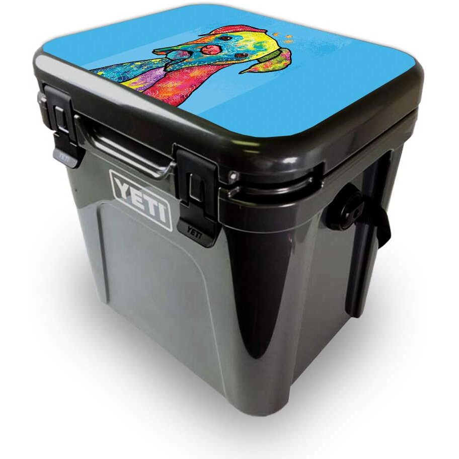 MightySkins YEROA24LID-Boxer Rainbow Skin for Yeti Roadie 24 Hard cooler Lid - Boxer Rainbow