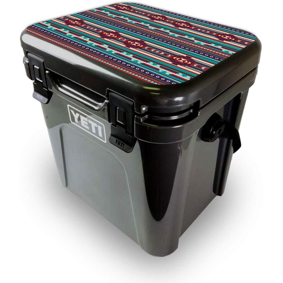 MightySkins YEROA24LID-Southwest Stripes Skin for Yeti Roadie 24 Hard cooler Lid - Southwest Stripes