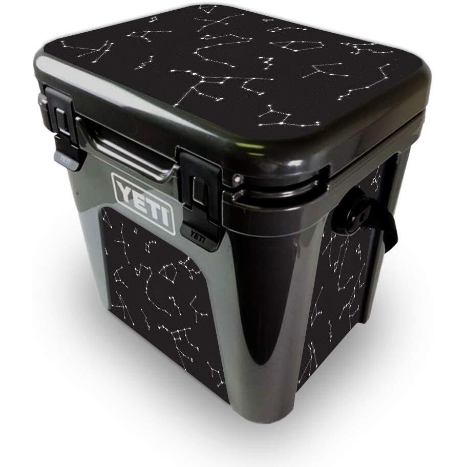 MightySkins YEROAD24-constellations Skin for Yeti Roadie 24 Hard cooler - constellations