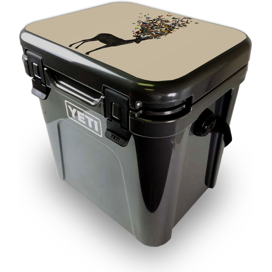 MightySkins YEROA24LID-Wild Nature Skin for Yeti Roadie 24 Hard cooler Lid - Wild Nature