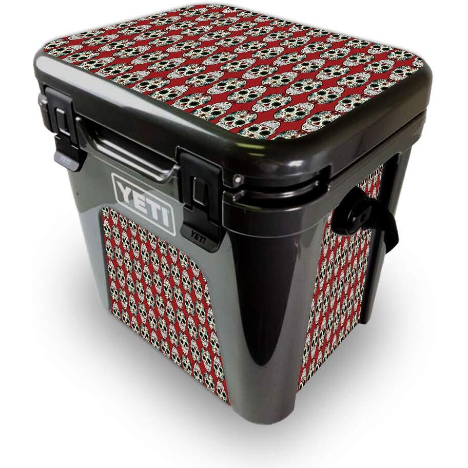 MightySkins YEROAD24-Sugar Skull Skin for Yeti Roadie 24 Hard cooler - Sugar Skull