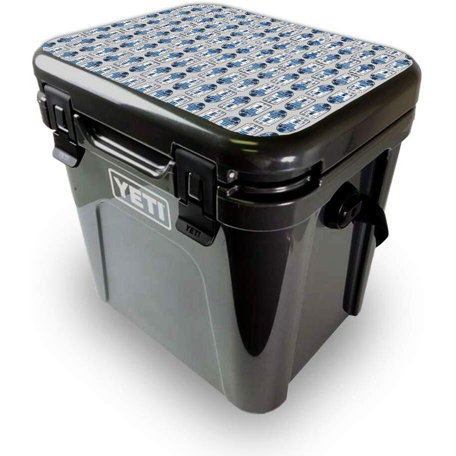 MightySkins YEROA24LID-galaxy Bots Skin for Yeti Roadie 24 Hard cooler Lid - galaxy Bots