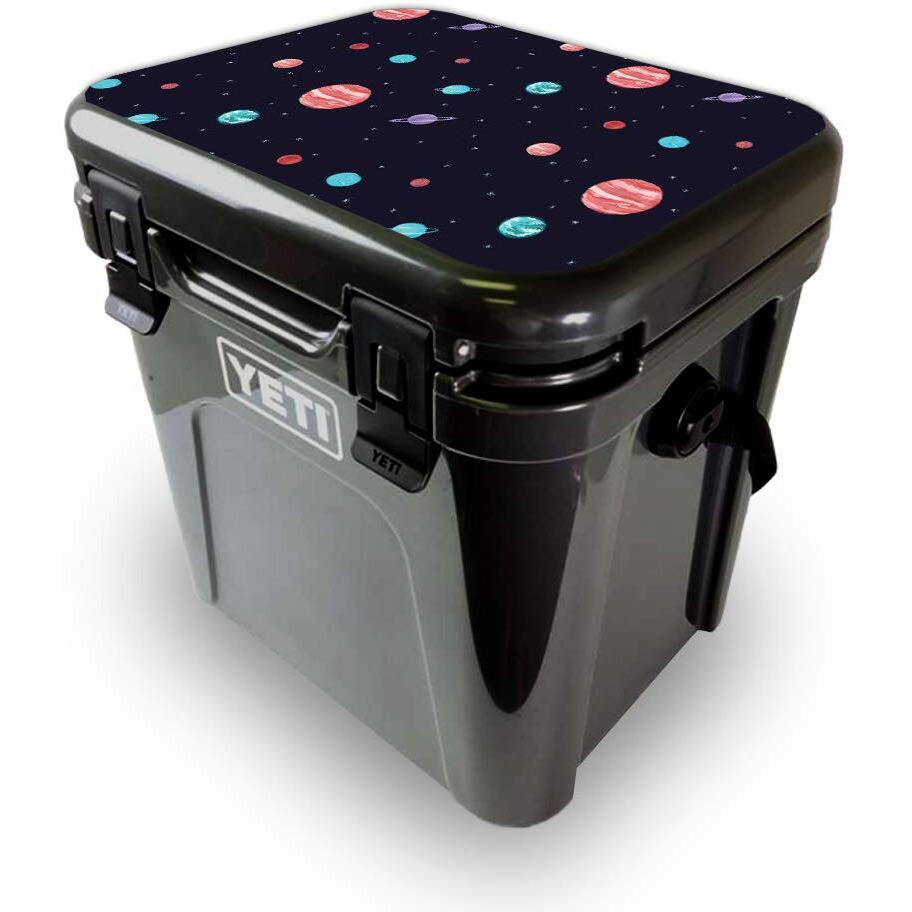 MightySkins YEROA24LID-Bright Night Sky Skin for Yeti Roadie 24 Hard cooler Lid - Bright Night Sky