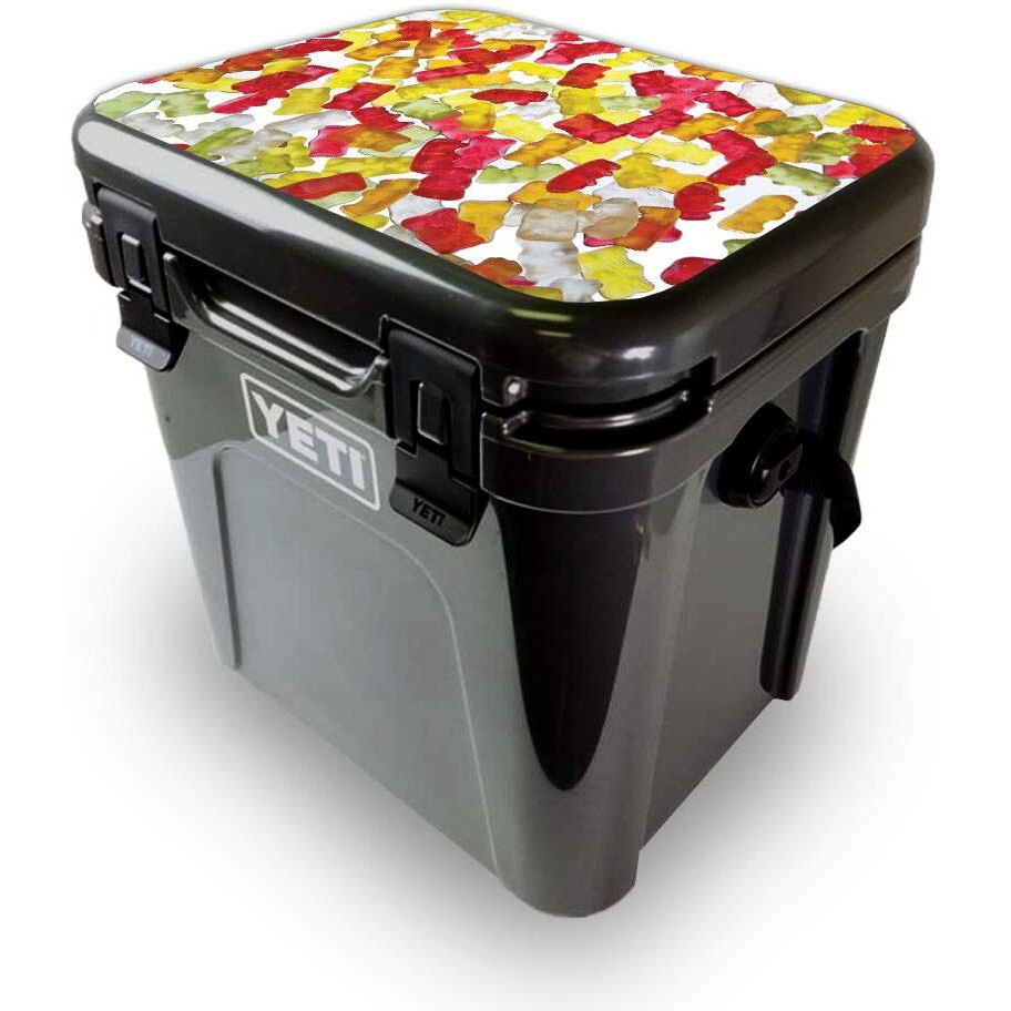 MightySkins YEROA24LID-gummy Bears Skin for Yeti Roadie 24 Hard cooler Lid - gummy Bears
