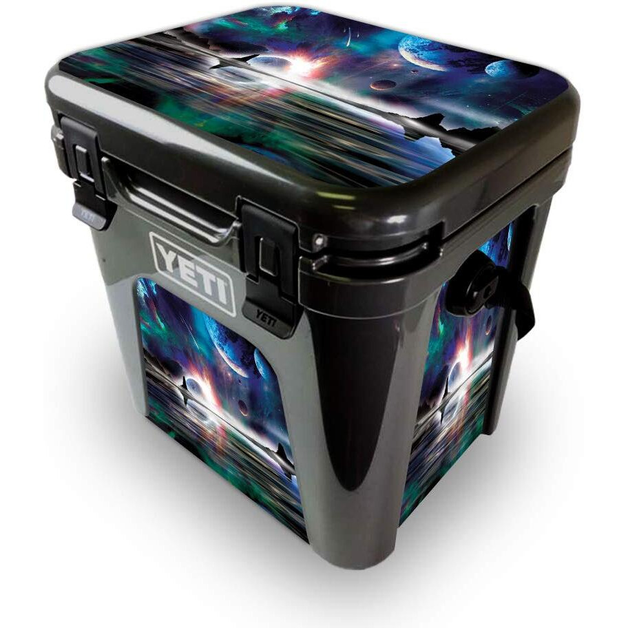 MightySkins YEROAD24-Space Horizon Skin for Yeti Roadie 24 Hard cooler - Space Horizon