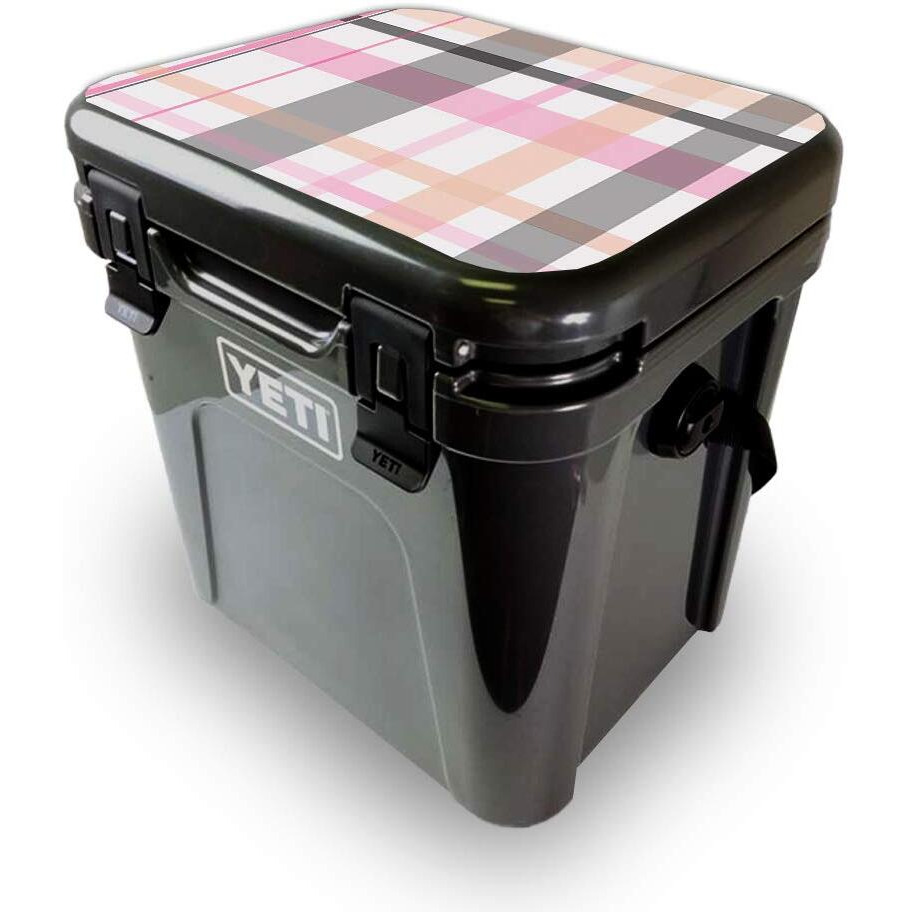 MightySkins YEROA24LID-Plaid Skin for Yeti Roadie 24 Hard cooler Lid - Plaid