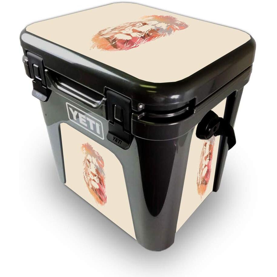 MightySkins YEROAD24-Desert Lion Skin for Yeti Roadie 24 Hard cooler - Desert Lion