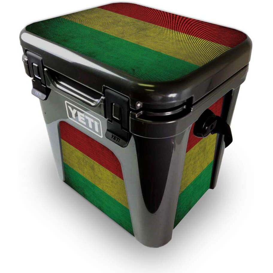 MightySkins YEROAD24-Yeah Mon Skin for Yeti Roadie 24 Hard cooler - Yeah Mon