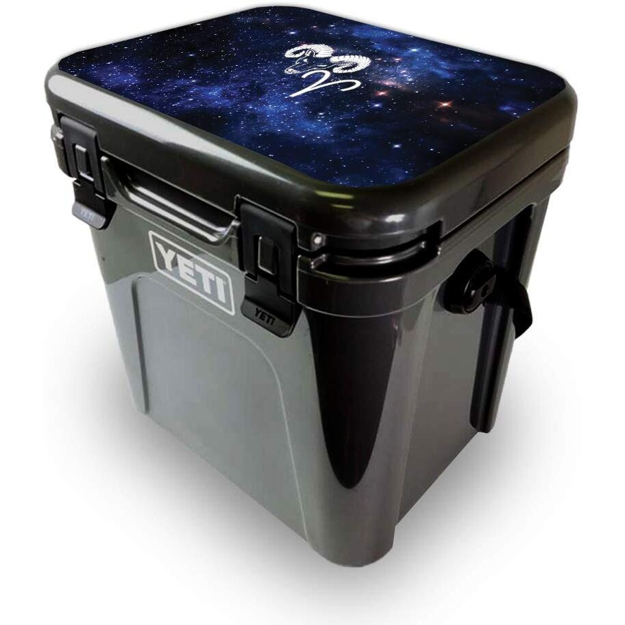 MightySkins YEROA24LID-Aries Skin for Yeti Roadie 24 Hard cooler Lid - Aries