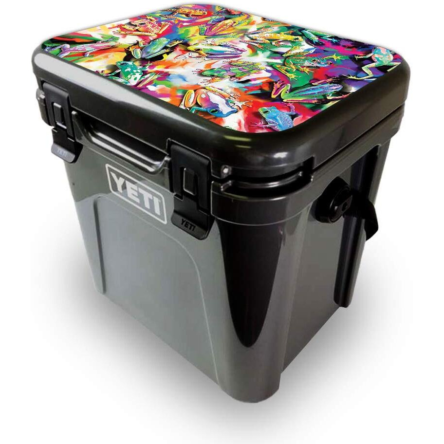 MightySkins YEROA24LID-Wet Paint Skin for Yeti Roadie 24 Hard cooler Lid - Wet Paint