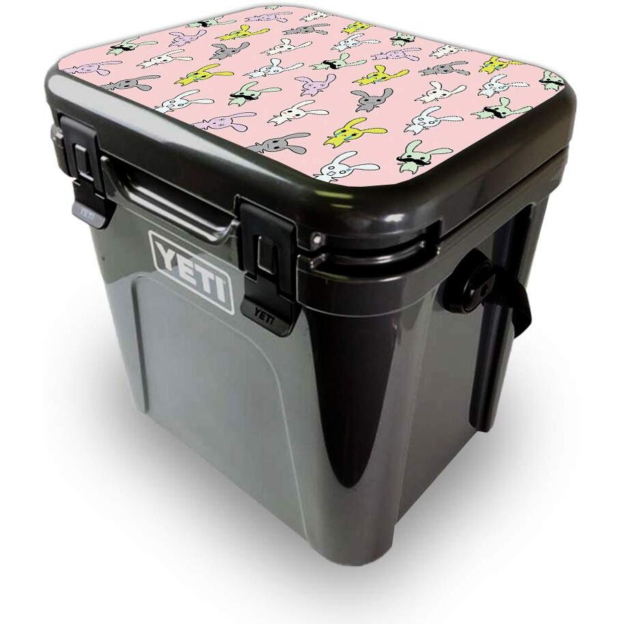 MightySkins YEROA24LID-Bunny Bunches Skin for Yeti Roadie 24 Hard cooler Lid - Bunny Bunches