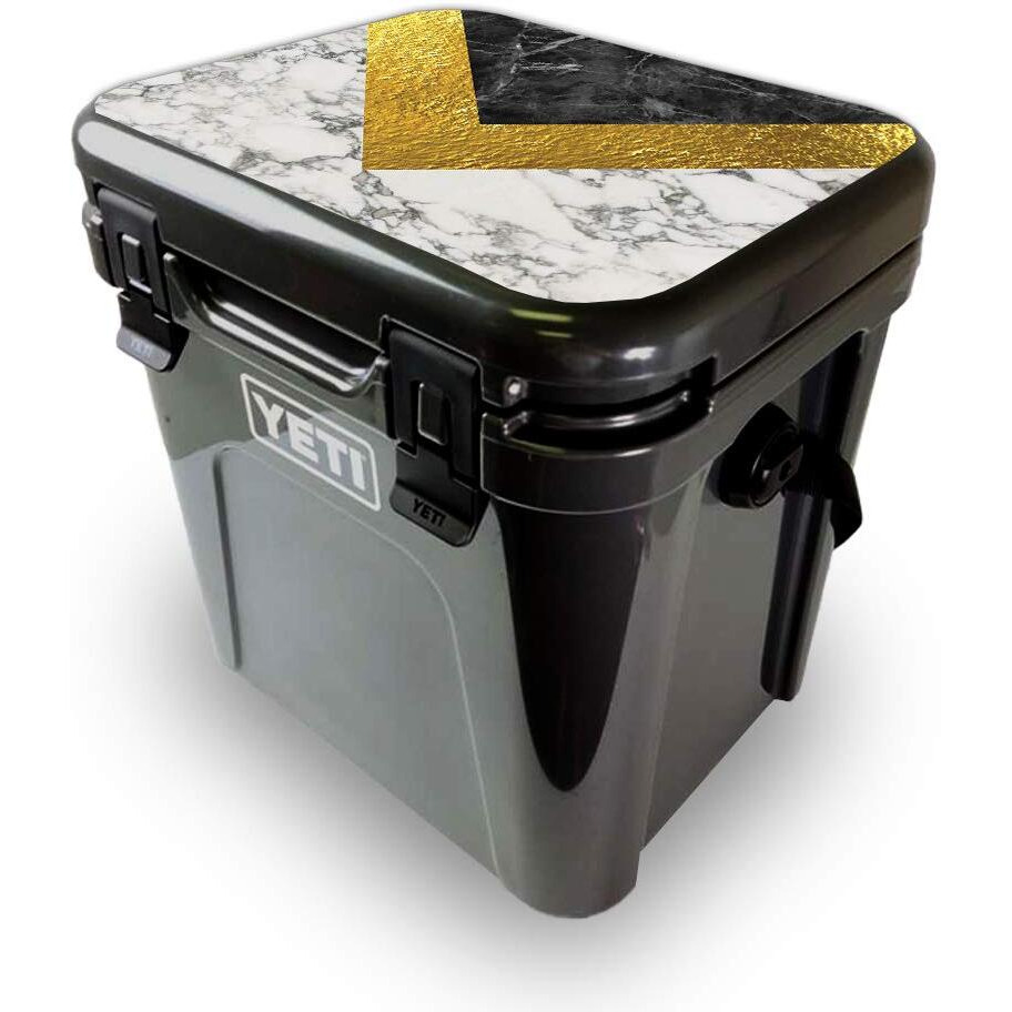 MightySkins YEROA24LID-Modern Marble Skin for Yeti Roadie 24 Hard cooler Lid - Modern Marble