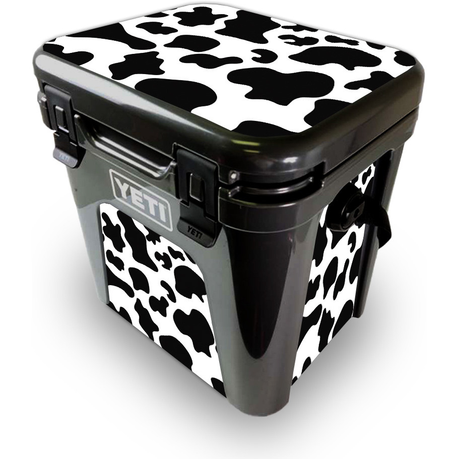 MightySkins YEROAD24-cow Print Skin for Yeti Roadie 24 Hard cooler - cow Print