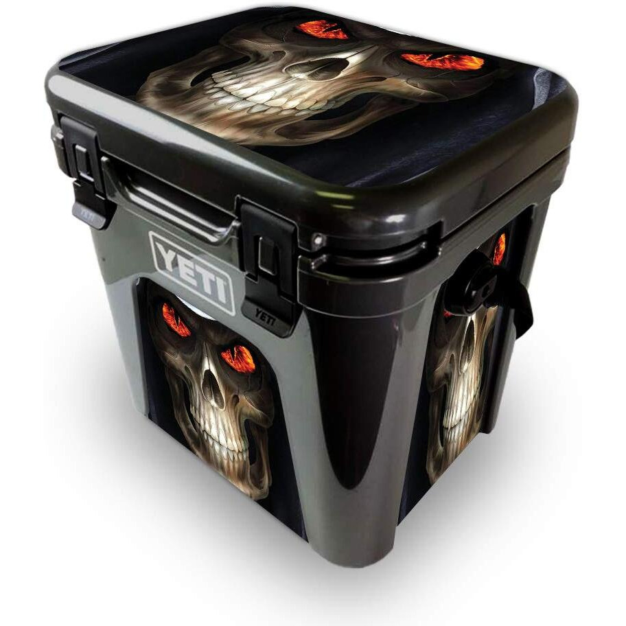 MightySkins YEROAD24-Evil Reaper Skin for Yeti Roadie 24 Hard cooler - Evil Reaper