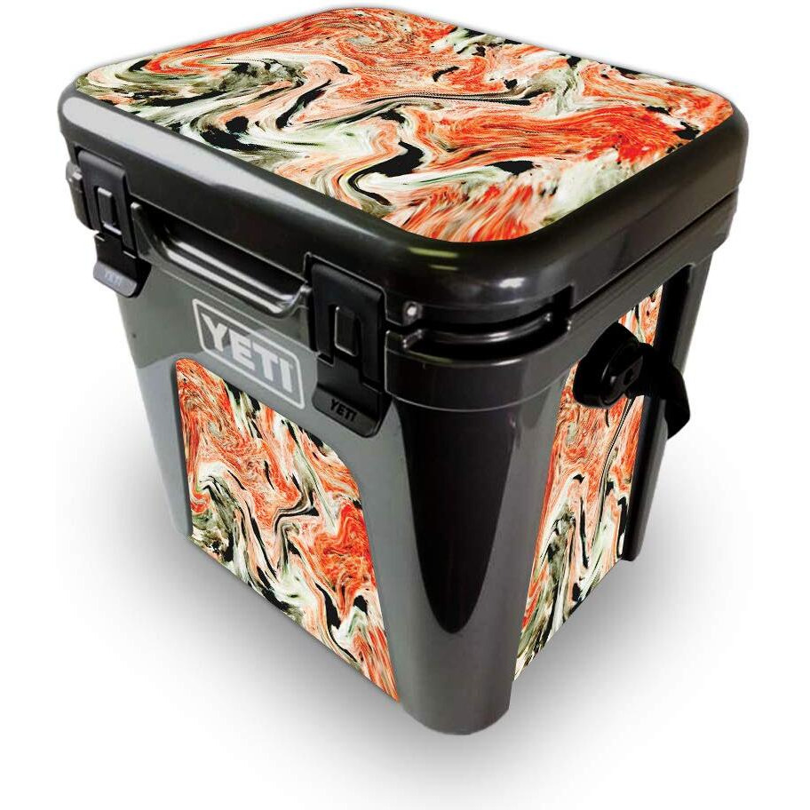 MightySkins YEROAD24-Marble Madness Skin for Yeti Roadie 24 Hard cooler - Marble Madness