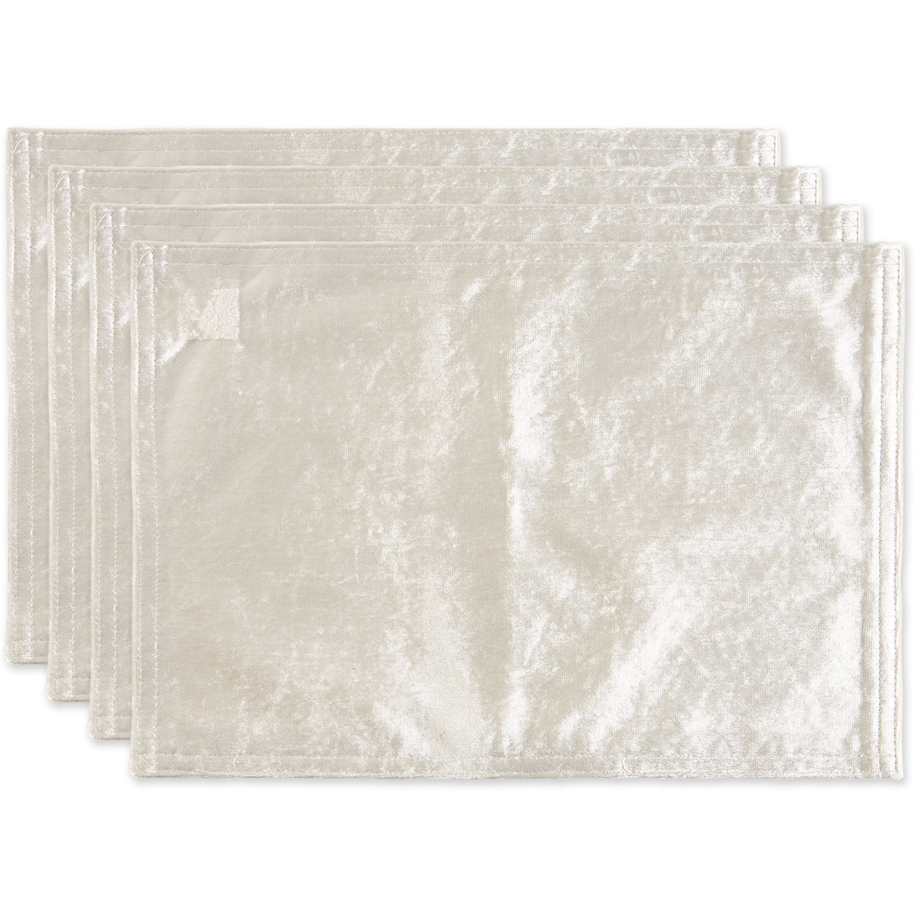 DII Cream Velvet Placemat (Set of 4)