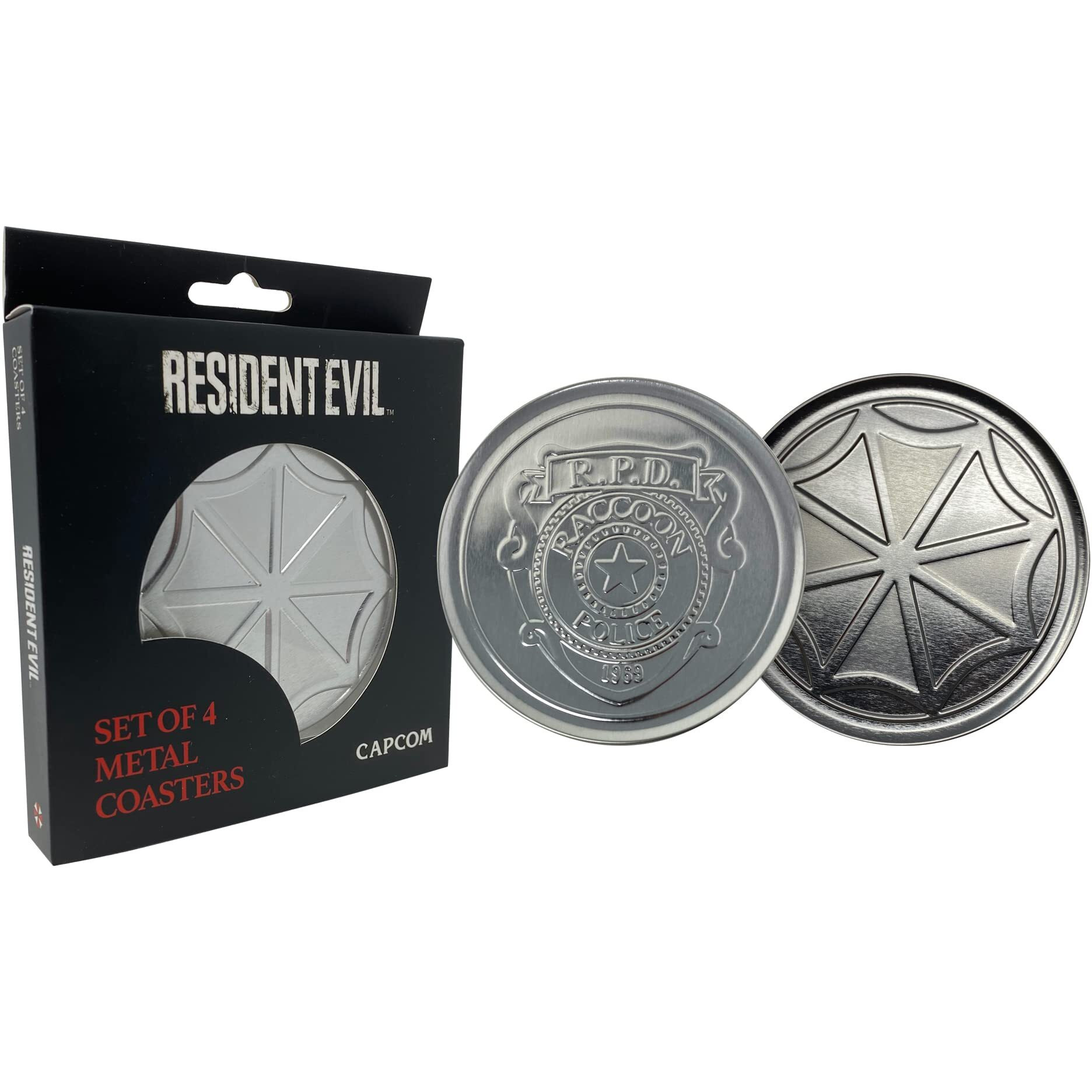 Resident Evil Metal Drink coaster Set of 4