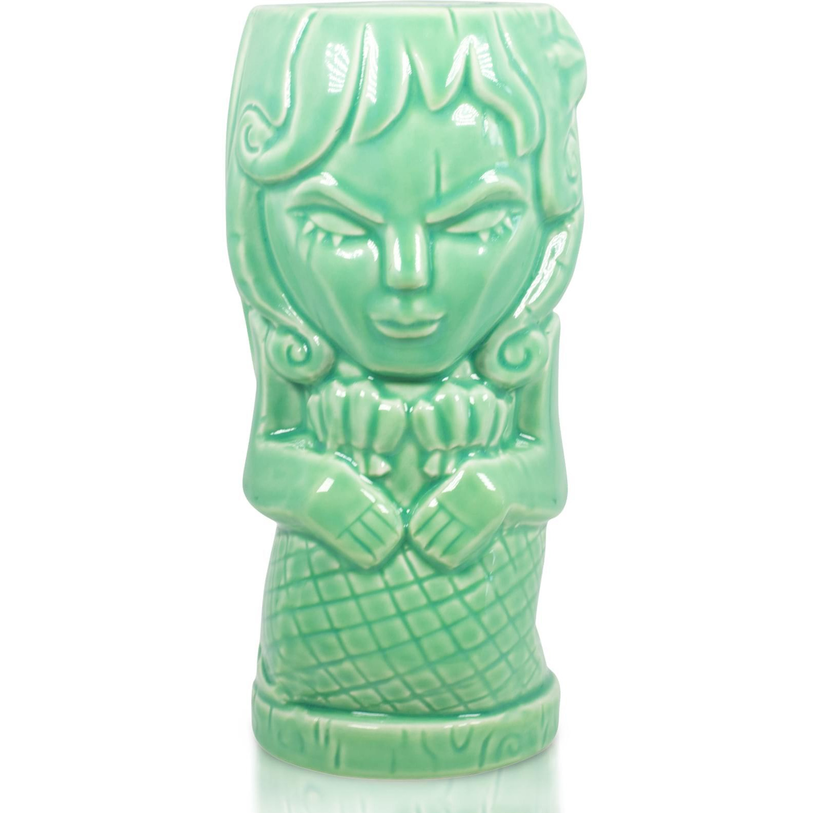 geeki Tikis green Mermaid Fantasy Mug  ceramic Tiki Style cup  Holds 15 Ounces