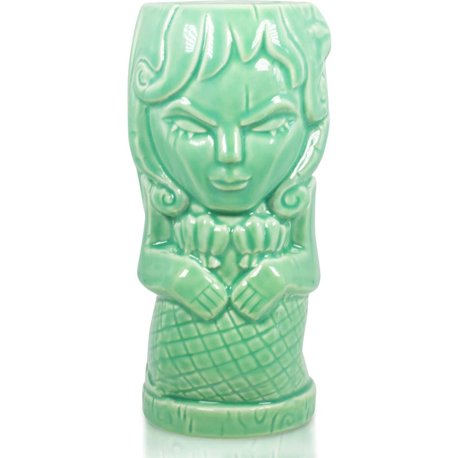 geeki Tikis green Mermaid Fantasy Mug  ceramic Tiki Style cup  Holds 15 Ounces