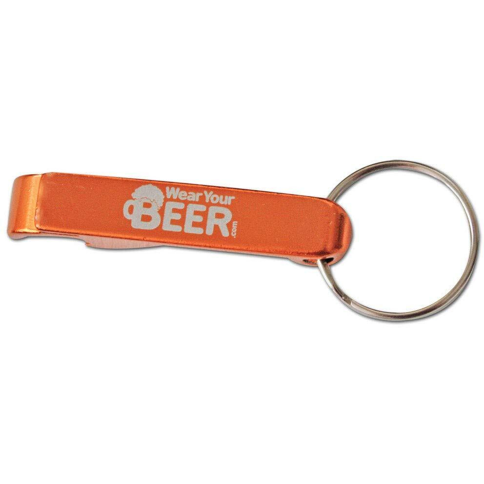 Miscellaneous 18778 Miscellaneous Wear Your Beer Logo copper Aluminum Bottle Opener Keychain