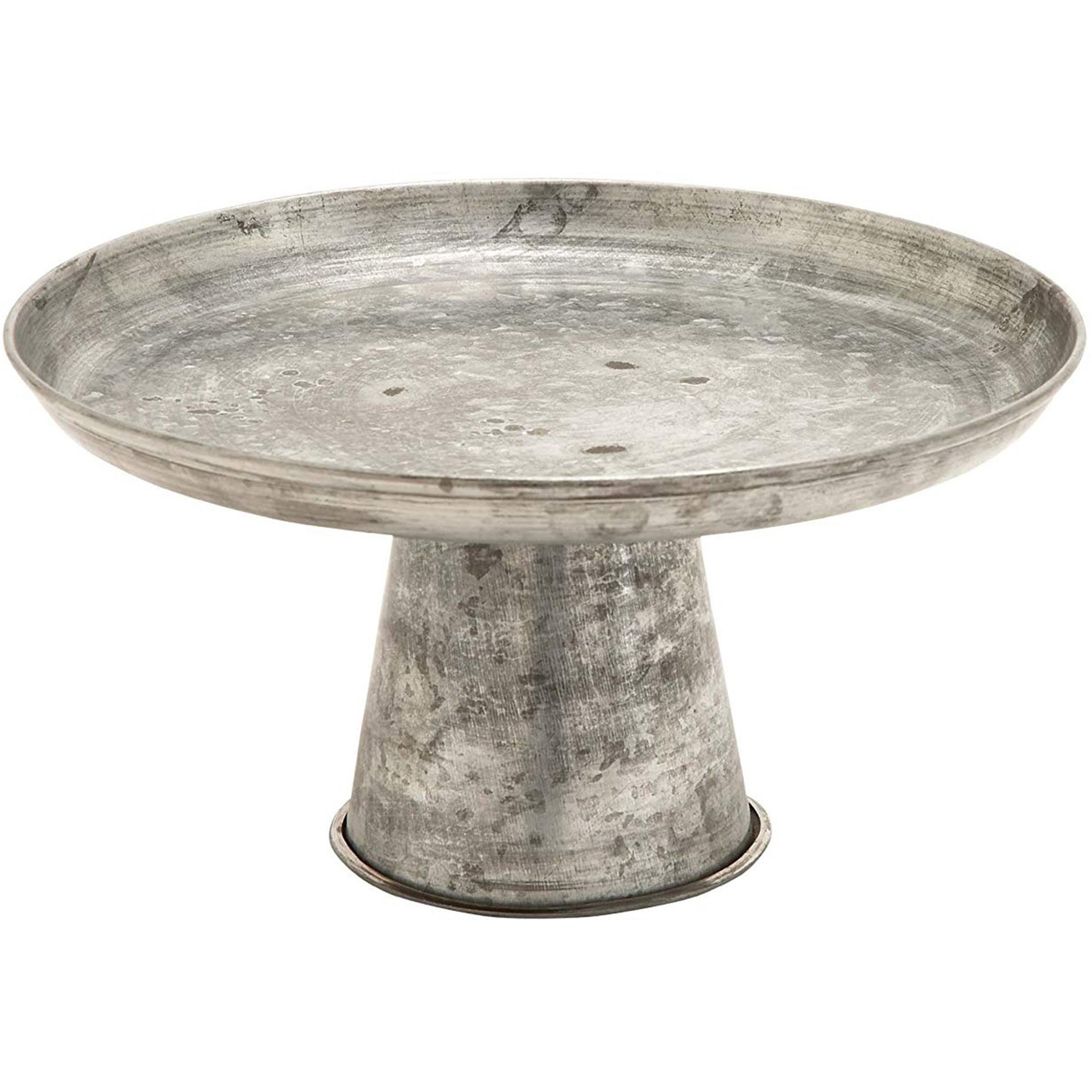 Galvanized Cake Stand 12&quotx7"