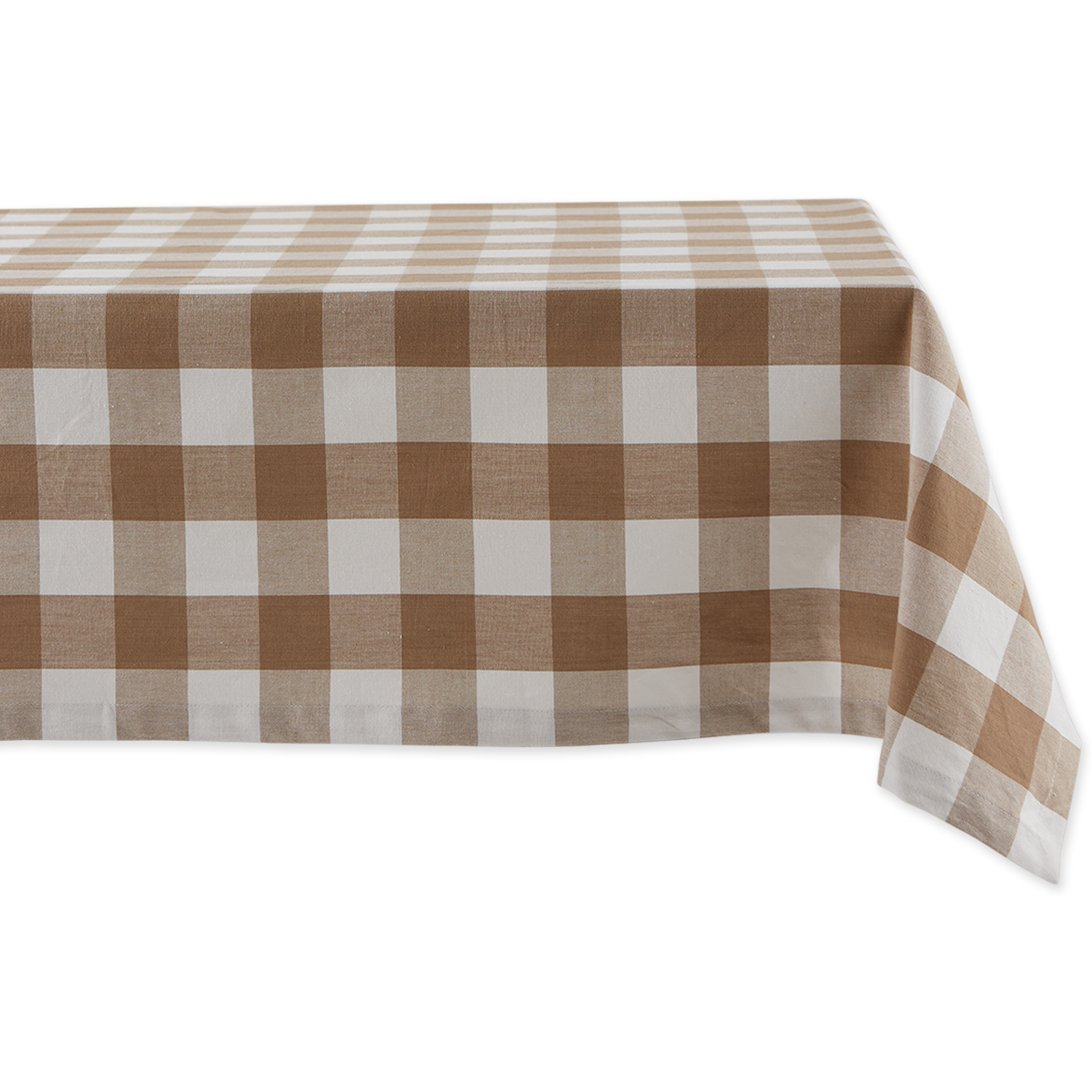 DII Stone Buffalo Check Tablecloth