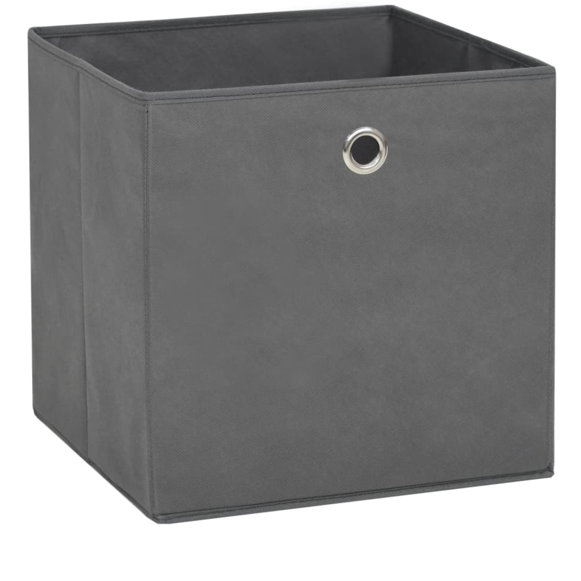 vidaXL Storage Boxes 4 pcs Non-woven Fabric 11&quotx11&quotx11" Gray