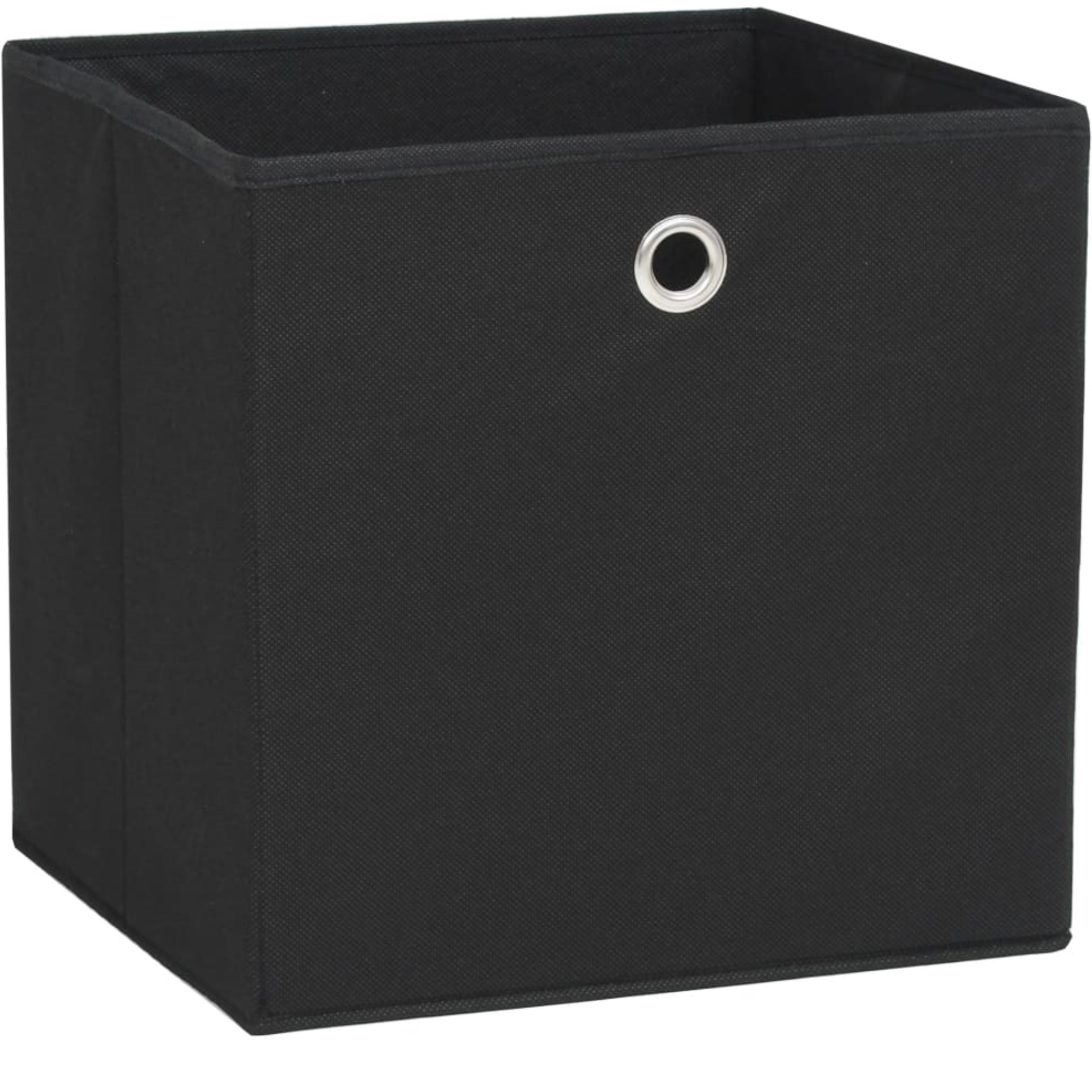 vidaXL Storage Boxes 4 pcs Non-woven Fabric 11&quotx11&quotx11" Black